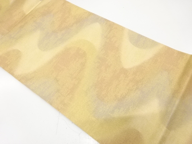 砂子綴れ　流水模様織り出し　全通袋帯